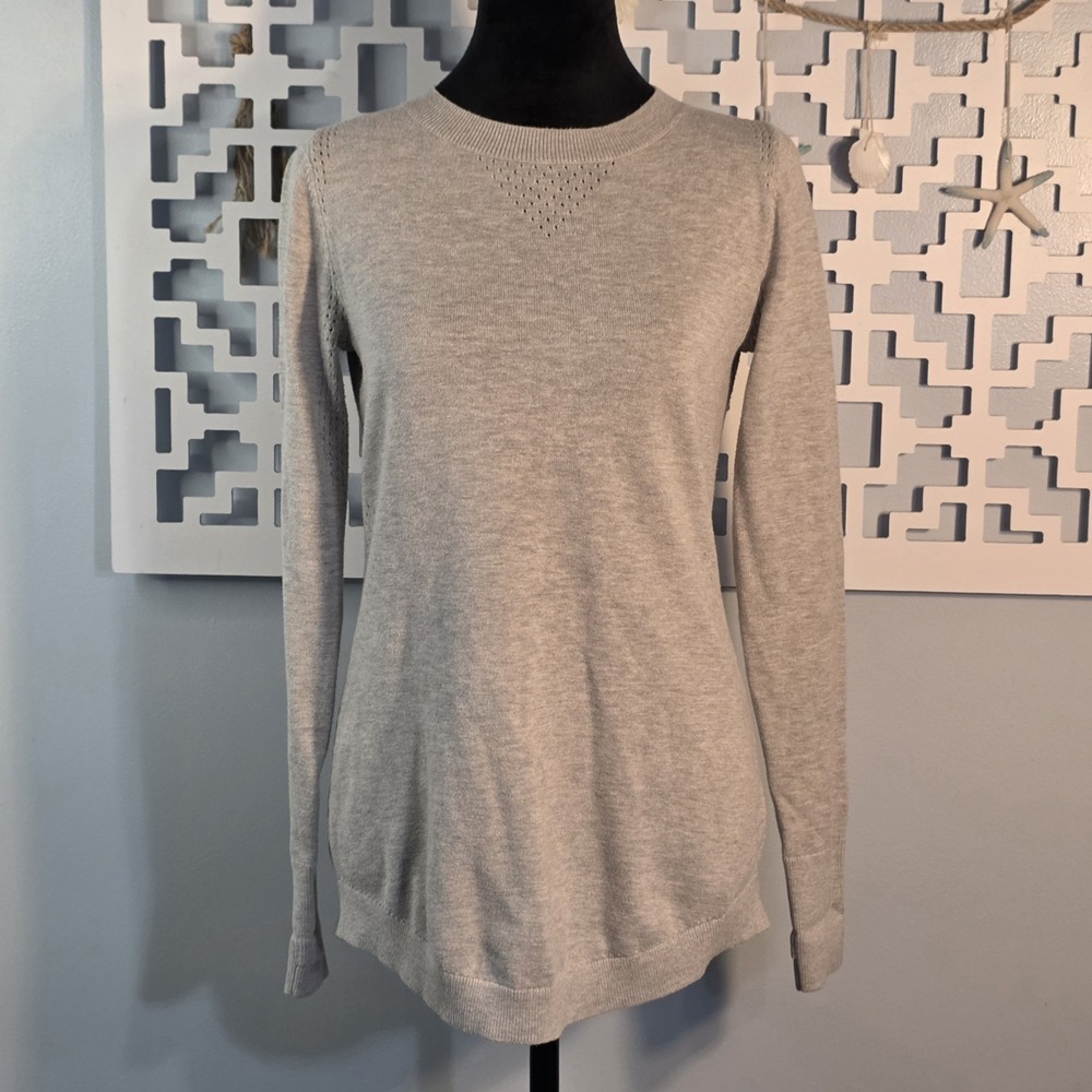 Duluth Trading Women's XS Gray Rocket Science Tunic Sweater Outlast
